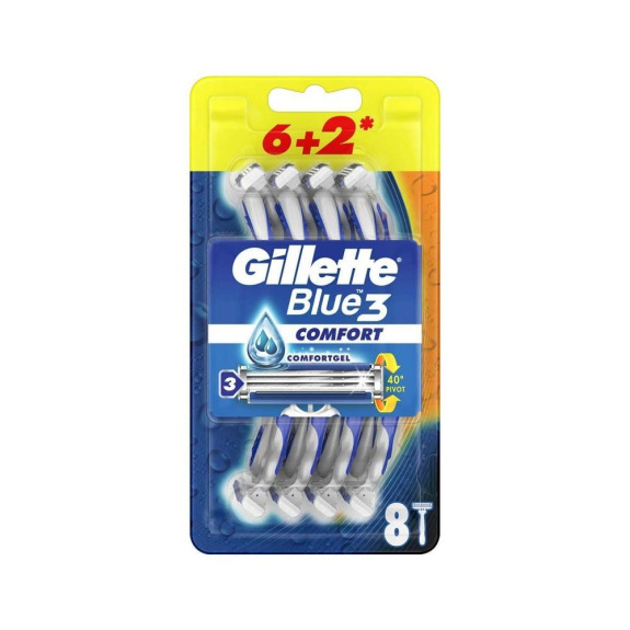 Gillette Disposable Raor Blue3 Comfort Pcs
