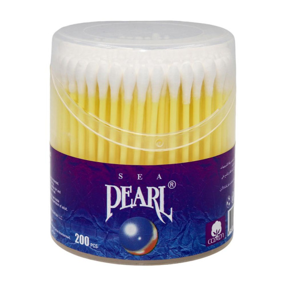 Sea Pearl Cotton Buds Soft Can 200 Pcs