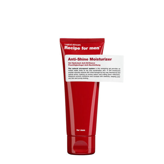 Face Moisturier Men Antishine Skincare Gel Silica Spheres Kombuchka Tea Haluronic Ac